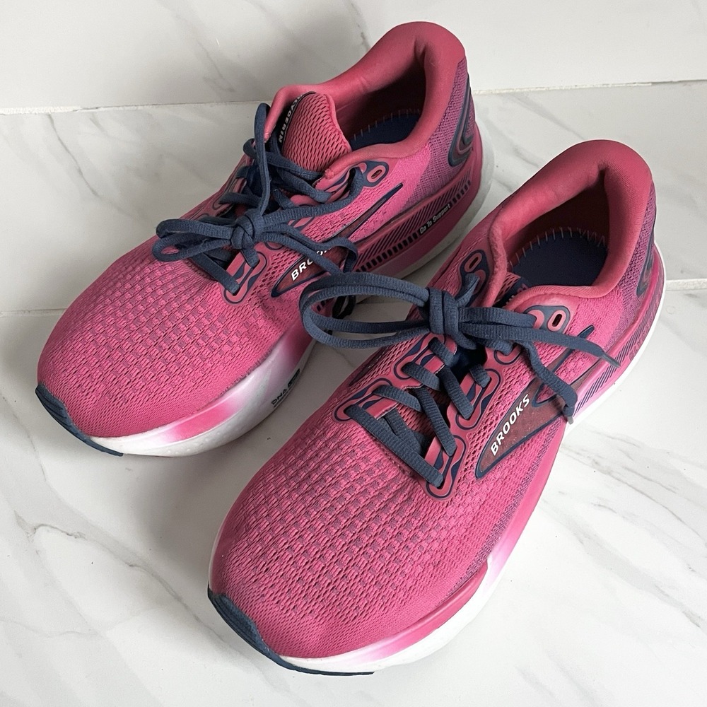 Brooks Glycerin 21 Women's Hot Pink Running Shoe Mesh Size 10.5 No Insoles